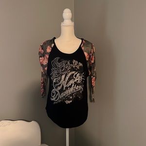 Women’s Harley Davidson Bling top